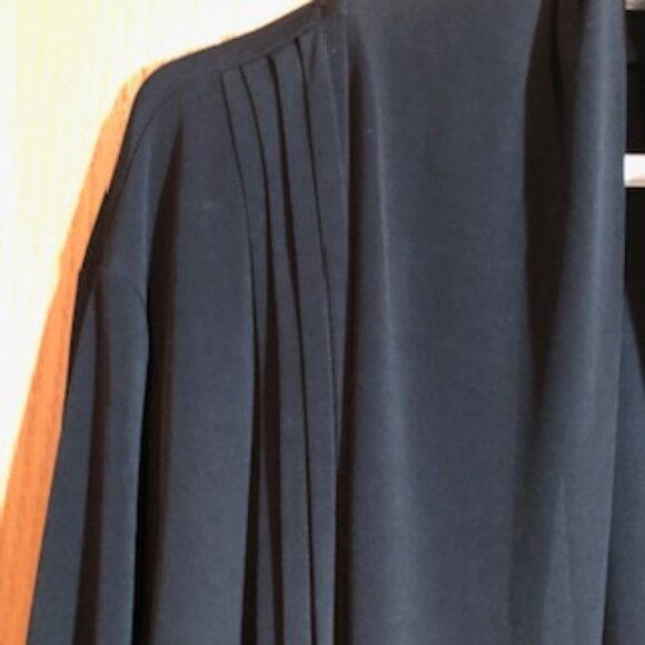 Grace Lightweight Black Swing Cardigan Overshirt Jacket Excellent Condition 3X - Picture 2 of 4